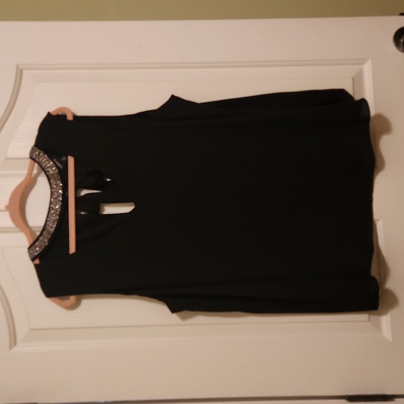 Torrid dress/top beaded choker super stretchy black - Picture 1 of 6